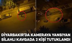 Diyarbakır’da kameraya yansıyan silahlı kavgaya ilişkin 2 kişi tutuklandı