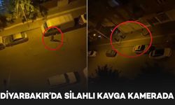 Diyarbakır’da silahlı kavgada 2 kişi yaralandı: Kavga anı kamerada!