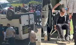 Hakkari'de Öğrenci Servisi Takla Attı: 14 Kişi Yaralandı