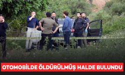 Otomobilinde tüfekle öldürülmüş halde bulundu