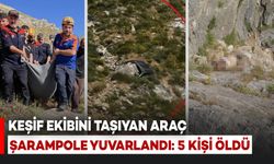 Batman'da şarampole yuvarlanan otomobilde 5 kişi öldü