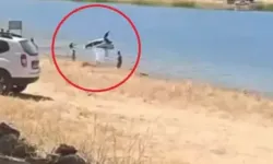 Diyarbakır’da Park Halindeki Otomobil Baraja Düştü