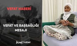 Ulutürk Mahallesi'nde Ayşe Demir vefat etmiştir