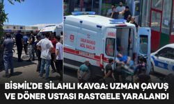 Bismil’de silahlı kavga: Dönercide oturan uzman çavuş ve döner ustası rastgele yaralandı