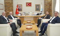 Ak Parti Milletvekili Ensarioğlu ve İl Başkanı İler’den Bismil Kaymakamı’na ziyaret