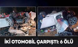 İki otomobilin çarpıştığı kazada 6 kişi öldü; kimlikleri belli oldu