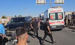 Mardin'de hafif ticari araç ile motosiklet çarpıştı: 2 yaralı
