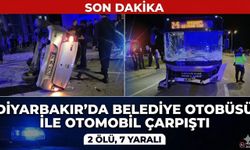 Diyarbakır’da Can Pazarı: Otobüs ile Otomobil Çarpıştı 2 Ölü