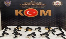 Polis Ekipleri Operasyonda 13 Tabanca ve 13 Şarjör Yakaladı