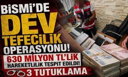 Bismil'de Dev Tefecilik Operasyonu: 630 Milyon TL'lik Hareketlilik Tespit Edildi, 3 Tutuklama