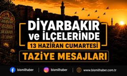 Diyarbakır ve İlçelerinde (13 Haziran Cumartesi) Vefat Edenler ve Taziye Bilgileri - 13 VEFAT HABERİ