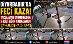 Diyarbakır'da Feci Kaza: Takla Atan Otomobildeki 2 Kişi Ağır Yaralandı
