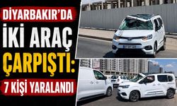 Diyarbakır'da İki Araç Çarpıştı: 7 Kişi Yaralandı