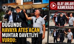 Düğünde Havaya Ateş Açmak İsteyen Muhtar Davetliyi Vurdu