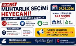Bismil'de Muhtarlık Seçimi Heyecanı: Aluç Mahallesi Sandık Başında