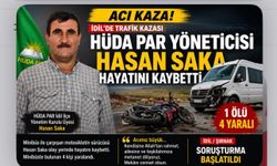 HÜDA PAR İdil İlçe Yönetim Kurulu Üyesi Hasan Saka Trafik Kazasında Hayatını Kaybetti