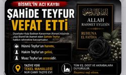 Bismil'de Şahide Teyfur Vefat Etti