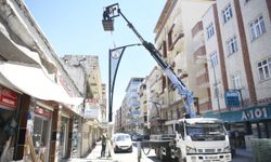 İsmail Beşikçi Caddesi’nde Aydınlatma Çalışmaları Başladı