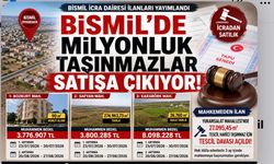 Bismil’de Milyonluk Taşınmazlar İcradan Satışa Çıkıyor