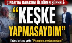 Çınar'da Babasını Öldüren Şüpheli: "Keşke Yapmasaydım"