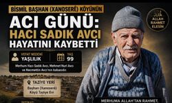Bismil Başhan (Xanoserê) Köyünün Acı Günü: Hacı Sadık Avcı Hayatını Kaybetti