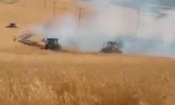 Bismil'de Buğday Tarlasında Yangın: Köylülerin Müdahalesiyle Facia Önlendi