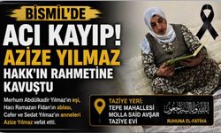 Bismil Tepe mahallesinde Azize Yılmaz Hayatını Kaybetti