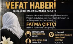 Bismil'de Fatma Çiftçi Vefat Etti