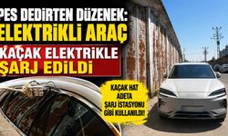 Pes Dedirten Düzenek: Elektrikli Araç Kaçak Elektrikle Şarj Edildi