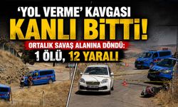 'Yol Verme' Kavgası Kanlı Bitti! Ortalık Savaş Alanına Döndü: 1 Ölü, 12 Yaralı