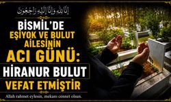 Bismil'de Eşiyok ve Bulut Ailesinin acı günü: Hiranur Bulut vefat etmiştir