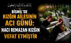 Bismil'de Kızğın Ailesinin acı günü: Hacı Remazan Kızğın vefat etmiştir