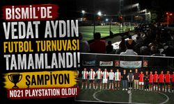Bismil'de Vedat Aydın Futbol Turnuvası Tamamlandı: Şampiyon No21 Playstation Oldu
