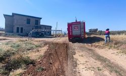 Damperi Tellere Takılan Kamyon Yangına Yol Açtı