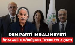 DEM Parti İmralı Heyeti, Abdullah Öcalan ile görüşmek üzere yola çıktı