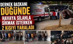 Dernek Başkanı Düğünde Havaya Silahla Sıkmak İsterken 2 Kişiyi Yaraladı