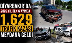 Diyarbakır'da 2026 Yılı İlk 6 Ayında 1.629 Trafik Kazası Meydana Geldi