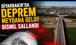 Diyarbakır'da Deprem Meydana Geldi! Bismil Sallandı