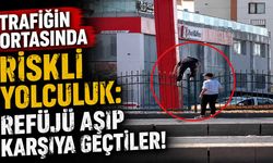 Diyarbakır'da Tehlikeli Yolculuk: Korkulukları Aşıp Trafiğe Daldılar!