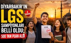 Diyarbakır'ın LGS Şampiyonları Belli Oldu: 4 Öğrenci 500 Tam Puan Aldı
