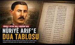 Dêrişli Seyda Mele Mehemê’nin Nûriyê Arif’e Hediye Ettiği Dua Tablosu Ortaya Çıktı