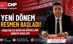CHP Diyarbakır İl Başkanlığı’nda Yeni Dönemin Kadroları Açıklandı