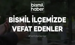 Bismil'de Güler ailesinin acı günü: Bedia Güler vefat etmiştir