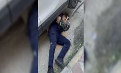 Otomobilin Motoruna Giren Minik Kediyi İtfaiye Ekipleri Kurtardı