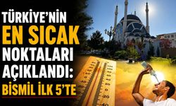 Türkiye'nin En Sıcak Noktaları Açıklandı: Bismil İlk 5'te
