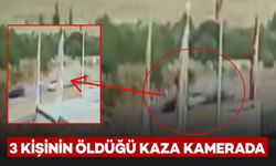 3 Kişinin Öldüğü Kaza Kamerada