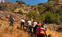 Şırnak’ta yaralı vatandaşa zorlu arazide kurtarma operasyonu