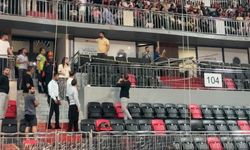 Spor Salonunda Korku Dolu Anlar: Ahşap Dekorasyon Çöktü, 7 Kişi Yaralandı!