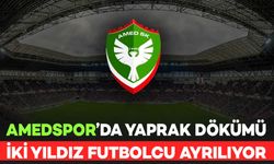 Amedspor'da İki Yıldız Futbolcu Ayrılıyor