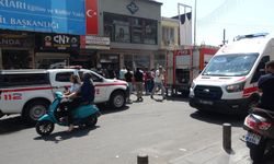 Tatlıcı dükkanında yangın paniği